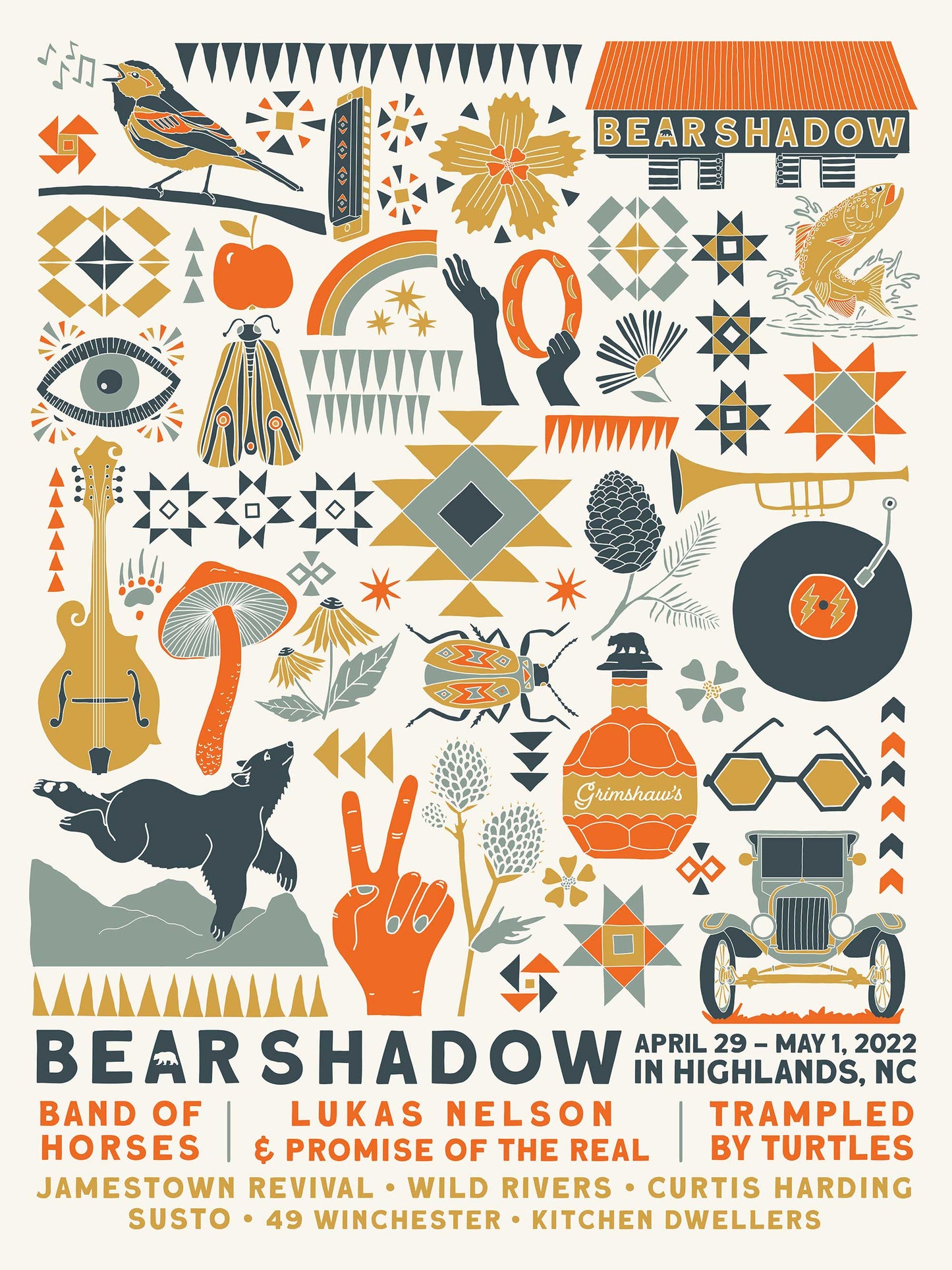 Bear Shadow Festival Poster 2022