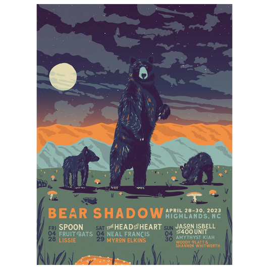 2023 Bear Shadow Poster (Night Version)