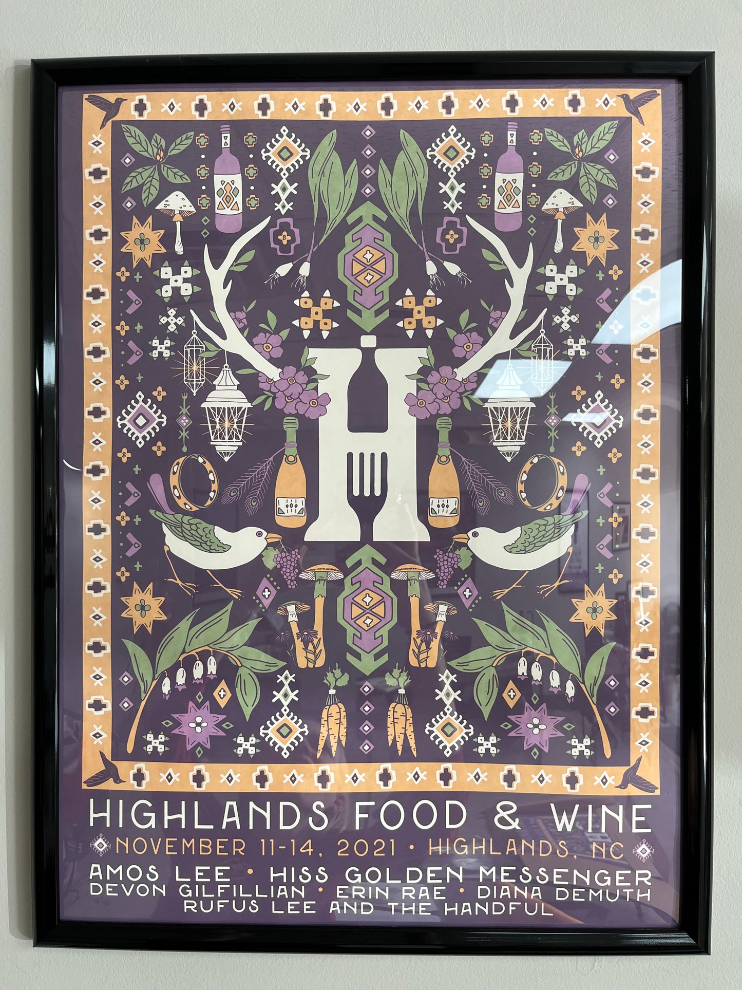 Highlands Food & Wine Festival Poster 2021