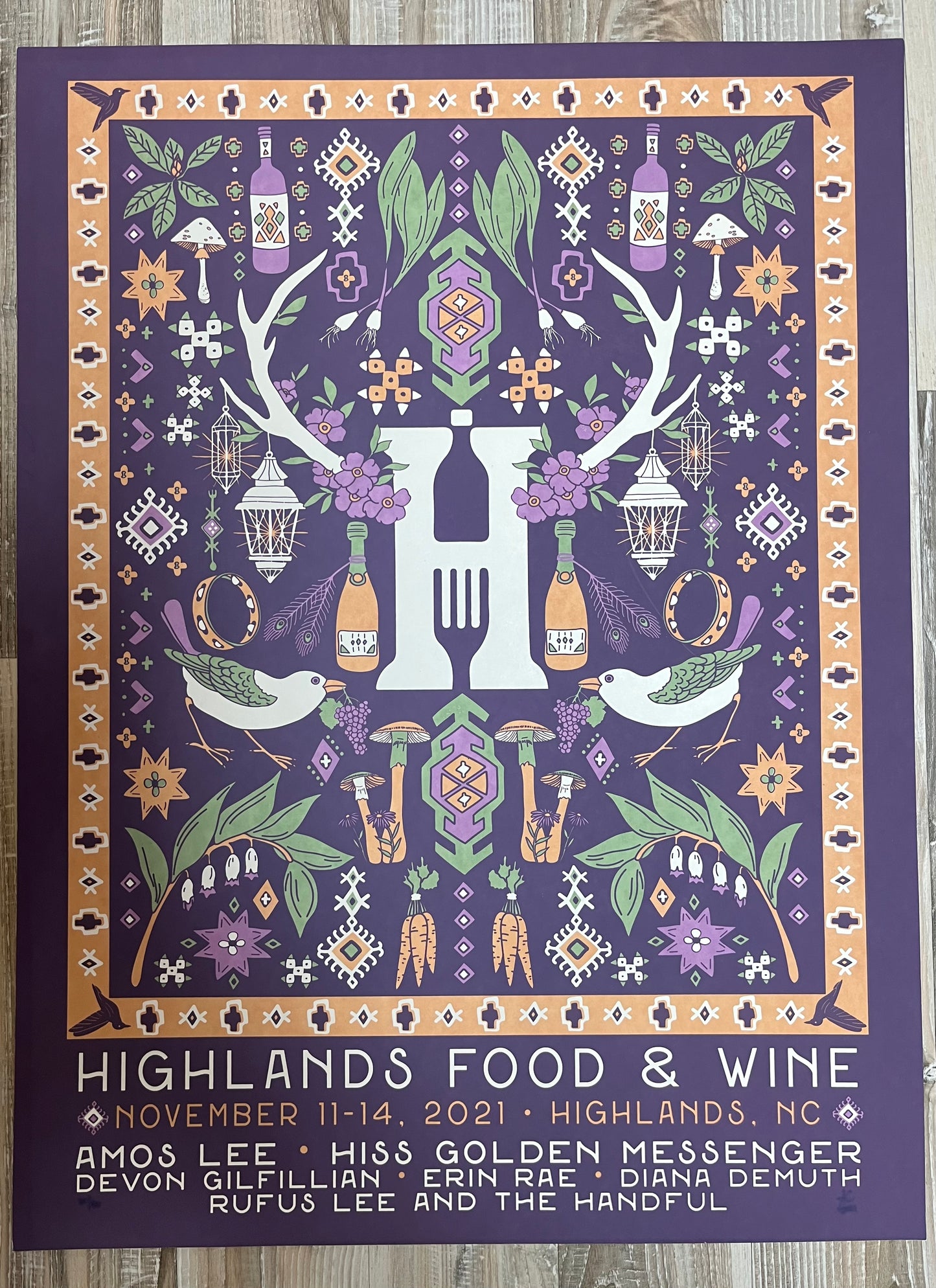 Highlands Food & Wine Festival Poster 2021