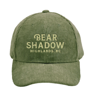 2023 Bear Shadow Green Corduroy Hat